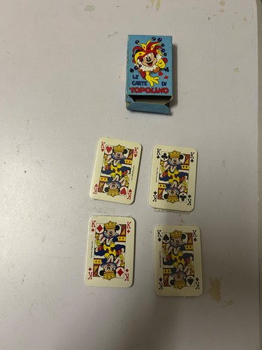 Carte gioco topolino walt - carte,