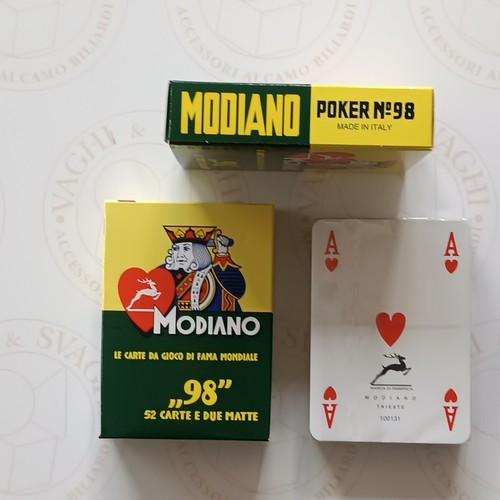 Carte gioco modiano poker - carte,