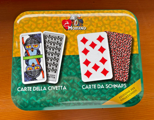 Carte gioco modiano della - carte,