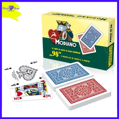 Carte gioco modiano - da, ramino