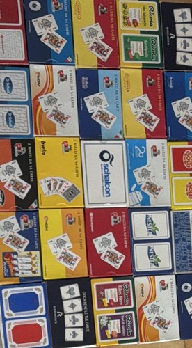 Carte gioco mazzi doppi - carte, da