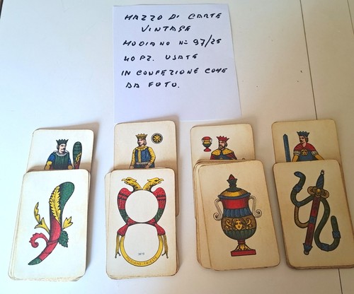 Mazzo carte gioco - carte, da