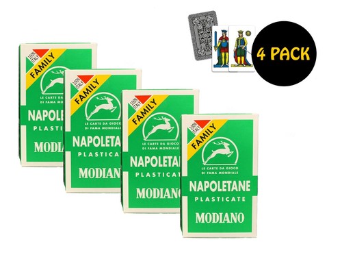 4confezioni carte gioco - 40,